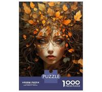Rompecabezas para Adolescentes De 1000 Piezas The Gaze of Autumn Rompecabezas Juguetes Antiestrés Corte De Precisión Cumpleaños 52x38cm/1000pcs