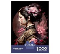 Rompecabezas para Adolescentes De 1000 Piezas The Girls Flowers Rompecabezas para Adultos Juego Práctico Que Mejora La Memoria Interacción Entre Padres E Hijos 38x26cm/1000pcs