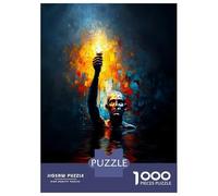 Rompecabezas Para Adolescentes De 1000 Piezas The Keeper Beneath The Flood - The Hand That Held The Flame Rompecabezas Para Adultos Juego De Ingenio Para Mejorar La Memoria Actividades Divertidas En C