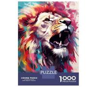 Rompecabezas para Adolescentes De 1000 Piezas The Kings Roar Rompecabezas para Adultos Juguetes De Bricolaje Análisis Y Lógica Diversión En Casa Actividades, 52x38cm/1000pcs