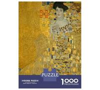 Rompecabezas para Adolescentes De 1000 Piezas The Lady in Gold Rompecabezas para Adultos Juegos Relajantes Regalos para Mujeres Ayuda A Ejercitar El Cerebro 70x50cm/1000pcs