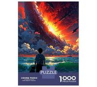 Rompecabezas para Adolescentes De 1000 Piezas The Last Sunset Rompecabezas para Adultos Juegos Relajantes Desafío Difícil Cumpleaños Y Navidad 38x26cm/1000pcs
