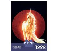 Rompecabezas para Adolescentes De 1000 Piezas The Last Unicorn Rompecabezas para Adultos Juguete Decoración De Pared para Diversión Familiar Desafiante De Completar 38x26cm/1000pcs