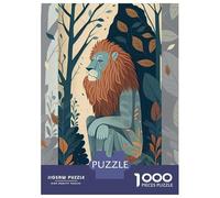 Rompecabezas para Adolescentes De 1000 Piezas The Lonesome Lion Rompecabezas para Adultos Juegos Relajantes Análisis Y Lógica Cumpleaños 70x50cm/1000pcs
