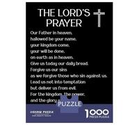 Rompecabezas para Adolescentes De 1000 Piezas The Lords Prayer Small X Rompecabezas para Adultos Juguetes Antiestrés Regalo De Cumpleaños para Cumpleaños, Navidad 52x38cm/1000pcs