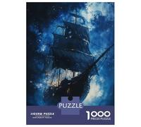 Rompecabezas para Adolescentes De 1000 Piezas The Midnight Pirate Rompecabezas para Adultos Juguetes Antiestrés Regalo De Cumpleaños Cumpleaños 70x50cm/1000pcs