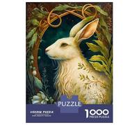 Rompecabezas para Adolescentes De 1000 Piezas The Rabbit Rompecabezas para Adultos Juego De Ingenio Una Obra De Arte Actividades Divertidas En Casa 70x50cm/1000pcs