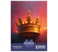 Rompecabezas para Adolescentes De 1000 Piezas The Royal Crown Rompecabezas para Adultos Juguete Decoración De Pared Regalo De Cumpleaños Regalos Y Cumpleaños Únicos 38x26cm/1000pcs