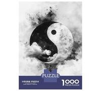 Rompecabezas para Adolescentes De 1000 Piezas The Yin Yang Clouds Rompecabezas para Adultos Juguetes Antiestrés Arte De Pared Regalos De Cumpleaños Y Únicos 52x38cm/1000pcs