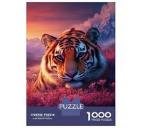 Rompecabezas para Adolescentes De 1000 Piezas Tiger in Bloom Majestic Beauty-1 Rompecabezas para Adultos Juegos Relajantes Regalos para Mujeres Ayuda A Ejercitar El Cerebro 38x26cm/1000pcs