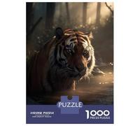 Rompecabezas para Adolescentes De 1000 Piezas Tiger in Mystical Forest Rompecabezas para Adultos Juegos Familiares Desafío Difícil Regalos De Cumpleaños Y Únicos 70x50cm/1000pcs