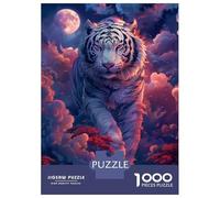 Rompecabezas para Adolescentes De 1000 Piezas Tiger Japanese Fantasy Art Rompecabezas para Adultos Juguetes Antiestrés Arte De Pared Regalos De Cumpleaños Y Únicos 70x50cm/1000pcs