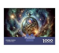 Rompecabezas para Adolescentes De 1000 Piezas Time Traveler's Pocket Watch Rompecabezas para Adultos Juegos Relajantes Análisis Y Lógica Difícil Y Desafiante 52x38cm/1000pcs