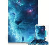 Rompecabezas para Adolescentes de 1000 Piezas Titán felino Celestial,Juego de articulaciones firmes,Juguete cognitivo,diversión fácil,decoración navideña,Regalo (50x75cm)