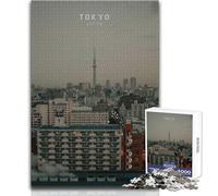 Rompecabezas para Adolescentes de 1000 Piezas, Tokio, Hermoso diseño, Juego, una Obra de Arte, Juguetes antiestrés, tamaño 50x75cm