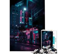 Rompecabezas para Adolescentes de 1000 Piezas Tokio Japón Juegos relajantes Juguetes educativos de Aprendizaje Regalos de Amigo Invisible Corte de precisión (tamaño 38x26cm)