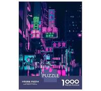 Rompecabezas para Adolescentes De 1000 Piezas Tokyo Street Rompecabezas para Adultos Juego Práctico Una Obra De Arte Cumpleaños 70x50cm/1000pcs