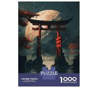 Rompecabezas para Adolescentes De 1000 Piezas Torii Gate and Planet Rompecabezas para Adultos Juegos Divertidos Mejora La Memoria Oferta como Regalo para Toda La Familia 52x38cm/1000pcs