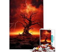 Rompecabezas para Adolescentes de 1000 Piezas Tormenta del Apocalipsis Juguete Intelectual Juego Imposible Decoración Perfecta Regalos para Hombres y Mujeres (Tamaño 38x52cm)