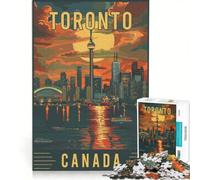 Rompecabezas para Adolescentes de 1000 Piezas, Toronto, Canadá, Juegos educativos, decoración, colección de Artistas, Bellas Artes 50x75cm