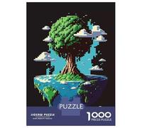 Rompecabezas para Adolescentes De 1000 Piezas Tree World Rompecabezas para Adultos Juegos Relajantes Regalo De Cumpleaños Diversión En Casa Actividades, 70x50cm/1000pcs