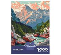 Rompecabezas para Adolescentes De 1000 Piezas Triglav National Park, Slovenia Rompecabezas para Adolescentes Juegos Relajantes Decoración Perfecta Regalos De Cumpleaños Y Únicos 52x38cm/1000pcs