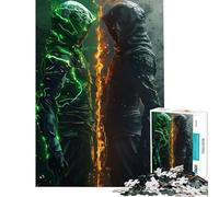 Rompecabezas para Adolescentes de 1000 Piezas Tú y yo desafiamos a Todos a completarlo Juego Educativo de análisis y lógica para Mayores de 14 años 38x26cm