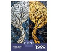 Rompecabezas para Adolescentes De 1000 Piezas Twilight Symphony Duality of Light and Shadow Rompecabezas para Adolescentes Juego Familiar Desafío Difícil Cumpleaños Y Navidad 70x50cm