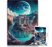 Rompecabezas para Adolescentes de 1000 Piezas: Un magnífico Palacio, Juguetes, Juegos educativos, desafío difícil, Regalos de Amigo Secreto, tamaño 50x75cm