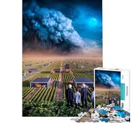 Rompecabezas para Adolescentes de 1000 Piezas Un Mundo en decadencia Un desafío para la Inteligencia Cerebral Juguetes adictivos Juego Familiar Alivia el estrés Regalo Divertido (Tamaño 38x26cm)