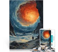 Rompecabezas para Adolescentes de 1000 Piezas Un vacío en un Planeta Desconocido Juego práctico Adecuado para decoración de Escritorio. 38x52cm