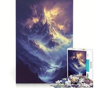 Rompecabezas para Adolescentes de 1000 Piezas Una Experiencia Cumbre Que Vale la pena Vivir decoración de Pared de Juguete difícil y desafiante Regalo de Juego desafiante 38x26cm