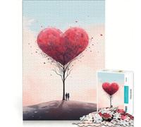 Rompecabezas para Adolescentes de 1000 Piezas: una Linda Pareja Enamorada, Juguetes antiestrés, un desafío difícil Que fortalece el Amor Entre Parejas 50x75cm