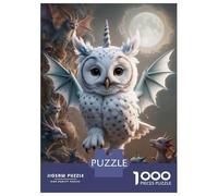 Rompecabezas para Adolescentes De 1000 Piezas Unicorn Dragon Owl Hybrid Rompecabezas para Adultos Juegos Familiares Alivia El Estrés Regalos De Cumpleaños Y Únicos 70x50cm/1000pcs