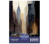 Rompecabezas para Adolescentes De 1000 Piezas United States New York Car Rompecabezas para Adultos Juguetes Antiestrés Regalo De Cumpleaños para Cumpleaños, Navidad 70x50cm/1000pcs