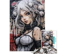Rompecabezas para Adolescentes de 1000 Piezas Urban Girl V Teenager Puzzles Juego práctico Decoración de Pared Difícil y desafiante (Tamaño 38x26cm)