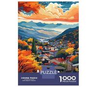 Rompecabezas para Adolescentes De 1000 Piezas Ushuaia, Argentina, Scenic Landscape Art Rompecabezas para Adultos Juego Familiar Alivia El Estrés Interacción Entre Padres E Hijos 38x26cm/1000pcs