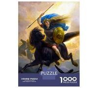 Rompecabezas para Adolescentes De 1000 Piezas Valkyrie Norse Mythology Rompecabezas para Adultos Juguetes Antiestrés Arte De Pared Regalos De Cumpleaños Y Únicos 70x50cm/1000pcs