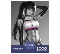 Rompecabezas para Adolescentes De 1000 Piezas Vampire Anime Girl Waifu Rompecabezas para Adultos Juguete Decoración De Pared Decoración del Hogar Juego Desafiante Regalos 70x50cm/1000pcs