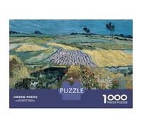 Rompecabezas para Adolescentes De 1000 Piezas Van Gogh Plain of Auvers Rompecabezas para Adultos Juego Familiar Alivia El Estrés Interacción Entre Padres E Hijos 70x50cm/1000pcs