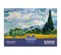 Rompecabezas para Adolescentes De 1000 Piezas Van Gogh Wheat Field Rompecabezas para Adultos Juego Práctico Una Obra De Arte Cumpleaños 70x50cm/1000pcs