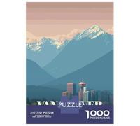 Rompecabezas para Adolescentes De 1000 Piezas Vancouver Canada Cityscape Travel Rompecabezas para Adultos Juegos Relajantes Decoración del Hogar 70x50cm/1000pcs