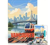 Rompecabezas para Adolescentes de 1000 Piezas Vancouver Canadá Juego práctico para Relajarse intelectualmente Regalo de cumpleaños Regalos 50x75cm