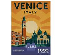 Rompecabezas para Adolescentes De 1000 Piezas Venice Italy Travel Rompecabezas Juegos Relajantes Difícil Difícil Diversión Actividades En Casa, 70x50cm/1000pcs