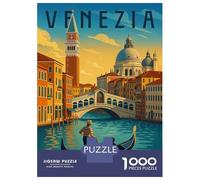 Rompecabezas para Adolescentes De 1000 Piezas Venice Travel Rompecabezas para Adultos Juguete Decoración De Pared Mejora La Memoria Regalos De Cumpleaños Y Únicos 70x50cm/1000pcs