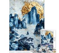 Rompecabezas para Adolescentes de 1000 Piezas Viaje a una Isla de Porcelana Juego práctico Regalos para Mujeres Juguete Educativo cumpleaños (50x75cm)