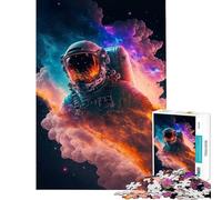 Rompecabezas para Adolescentes de 1000 Piezas Viajero Espacial difícil y desafiante Arte de Pared Juego Familiar para Mayores de 14 años (38x26cm)