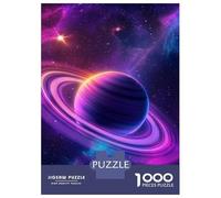 Rompecabezas para Adolescentes De 1000 Piezas Vibrant Cosmic Planet Rompecabezas para Adultos Juego De Ingenio Una Obra De Arte Actividades Divertidas En Casa 52x38cm/1000pcs