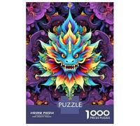 Rompecabezas para Adolescentes De 1000 Piezas Vibrant Dragon Ballet Rompecabezas Juguetes Antiestrés Corte De Precisión Cumpleaños 38x26cm/1000pcs