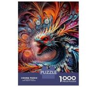 Rompecabezas para Adolescentes De 1000 Piezas Vibrant Dragon Vortex Rompecabezas para Adultos Juego De Ingenio Decoración De Pared Regalos para Reducir El Estrés 70x50cm/1000pcs